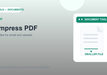 Original illustration: compressing a PDF for easier sharing