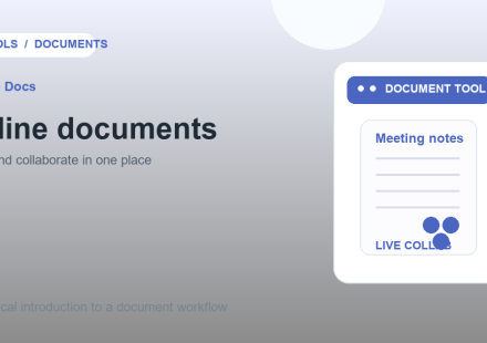 Original illustration: collaborators editing a shared online document