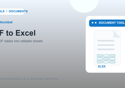 Original illustration: converting a PDF table into an Excel workbook
