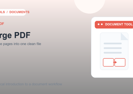 Original illustration: arranging separate PDF documents into one file
