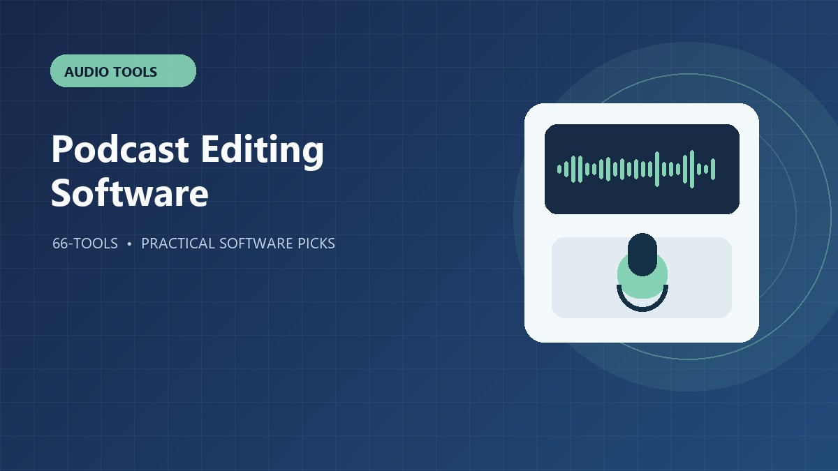 Mikrofonu illustrat u waveform tal-awdjo għall-editjar tal-podcast
