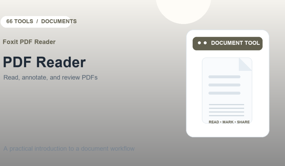 Original illustration: reading and annotating a PDF document