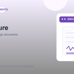 Original illustration: signing a digital document with an eSignature