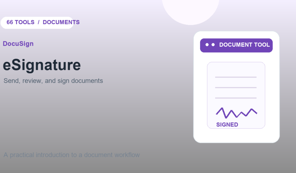 Original illustration: signing a digital document with an eSignature