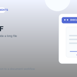 Original illustration: splitting a PDF into smaller page groups