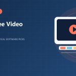 Illustrated video screen and editing timeline.