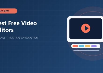 Illustrated video screen and editing timeline.