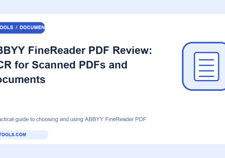 Original documents tools cover for ABBYY FineReader PDF