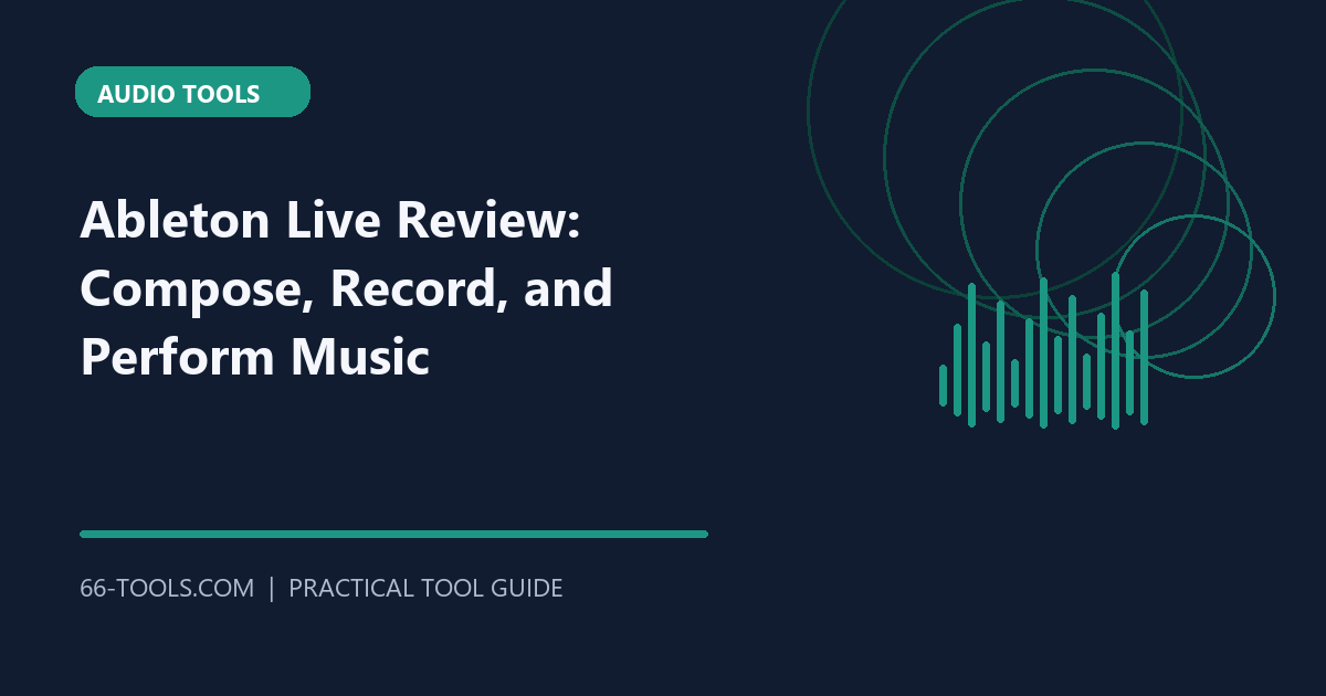 Recenzia Ableton Live: Komponujte, nahrávajte a prehrávajte hudbu