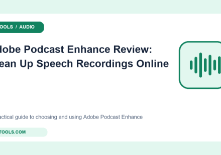 Original audio tools cover for Adobe Podcast Enhance