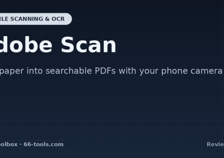 Adobe Scan review: turn paper into searchable PDFs with your phone camera