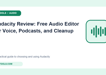 Original audio tools cover for Audacity