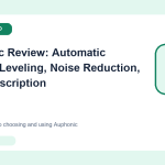 Original audio tools cover for Auphonic
