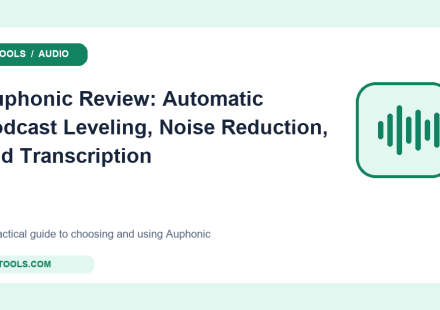 Original audio tools cover for Auphonic