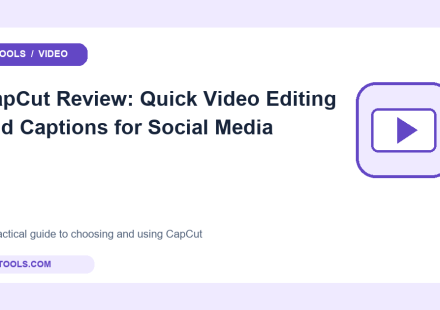 Original video tools cover for CapCut
