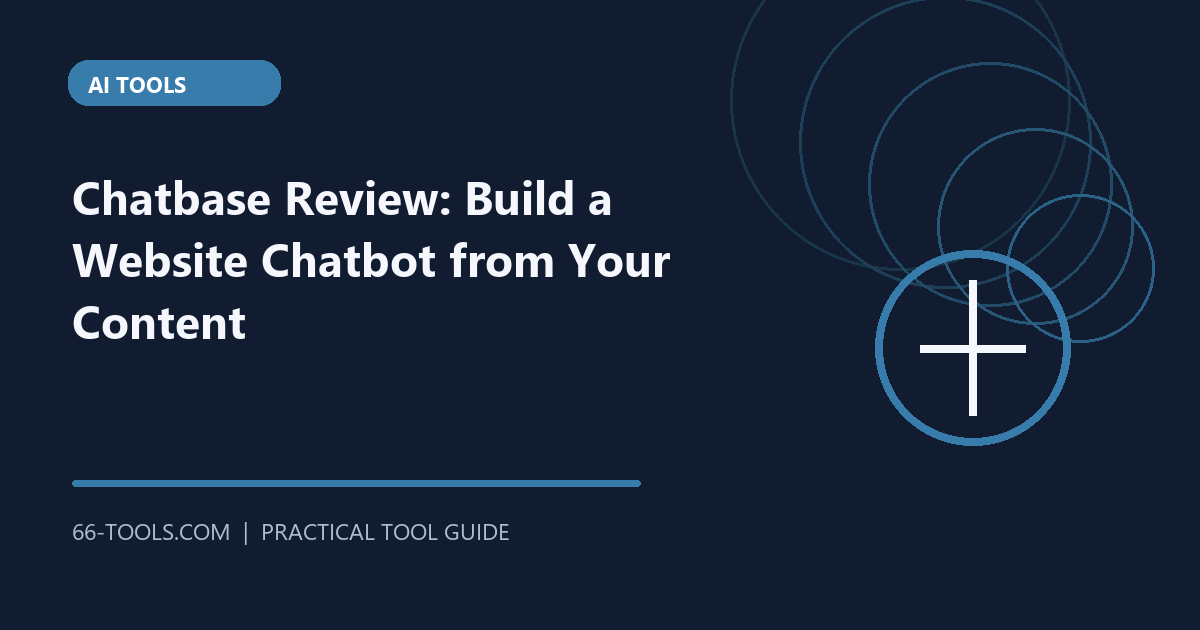 Chatbase pārskats: būvēt tīmekļa vietnes tērzēšanas robotu no jūsu satura