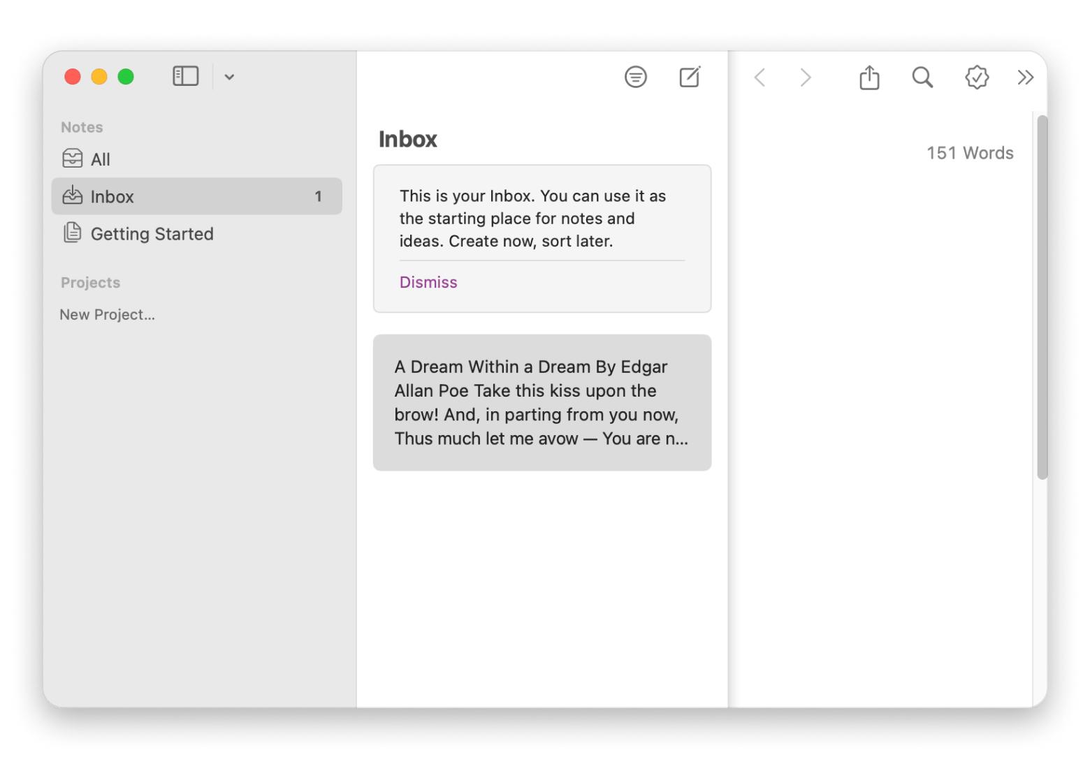 Ulysses writing app with library sidebar and editor