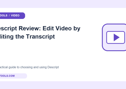 Original video tools cover for Descript