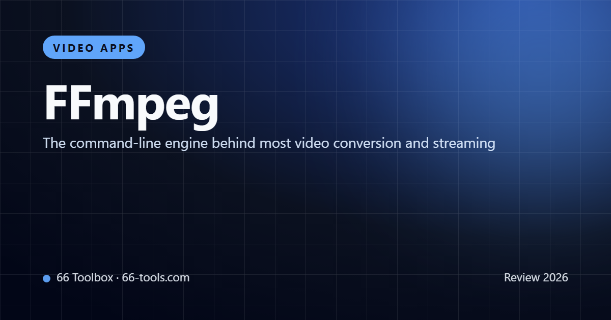FFmpeg pārskats: komandrindas video apstrāde visam