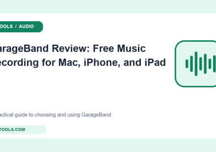 Original audio tools cover for GarageBand