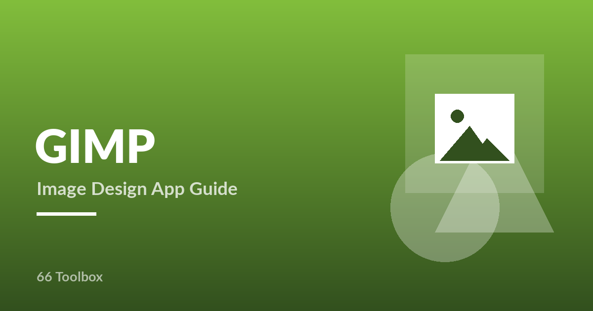 GIMP image design app guide