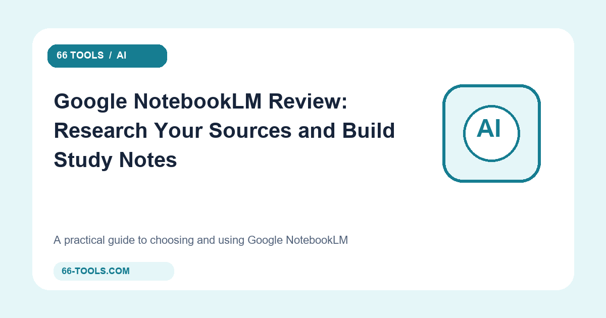 Google NotebookLM apžvalga: šaltinių tyrimas ir užrašų kūrimas