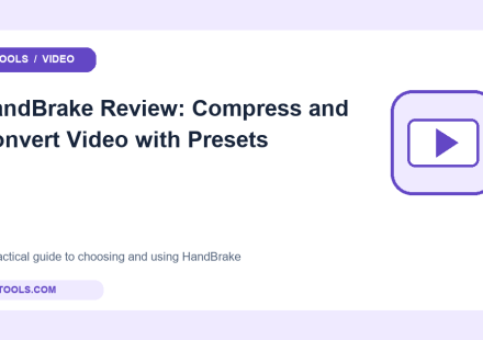 Original video tools cover for HandBrake