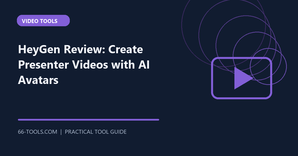 HeyGen Review: Create Presenter Videos with AI Avatars