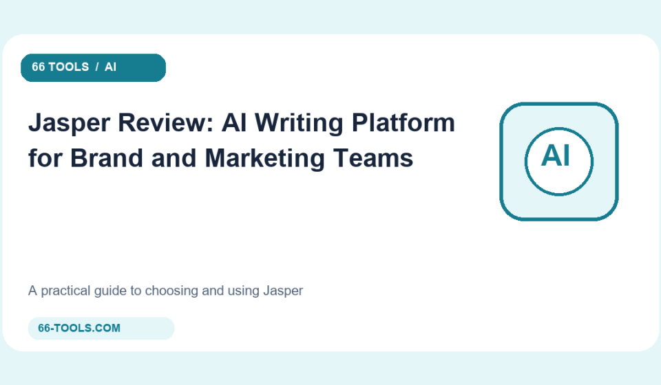 Original ai tools cover for Jasper