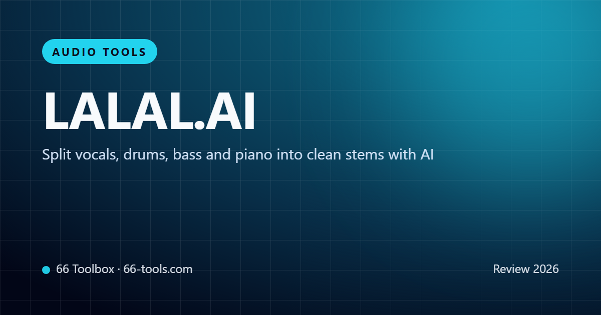 Отзив за LALAL.AI: Разделете вокали и стемове от всеки трак