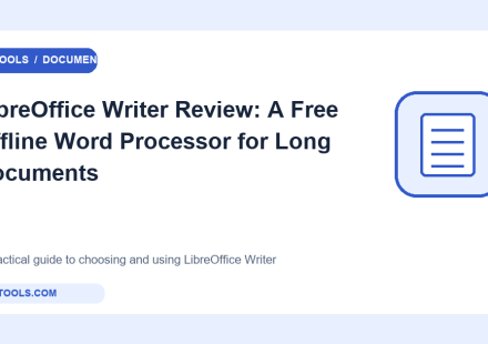 Original documents tools cover for LibreOffice Writer