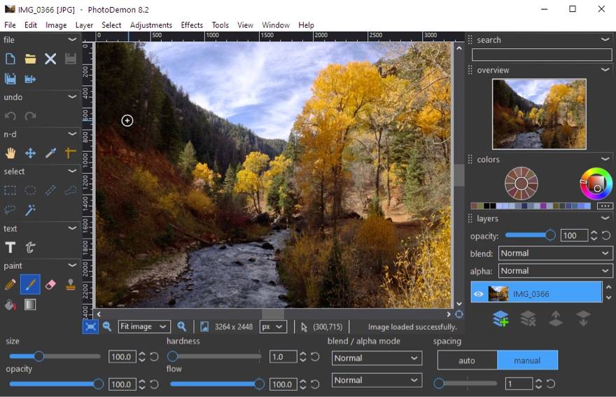 PhotoDemon free portable image editor with photo editing tools