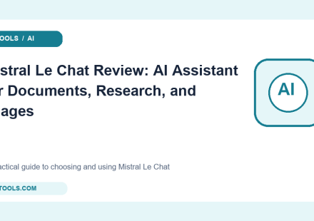 Original ai tools cover for Mistral Le Chat