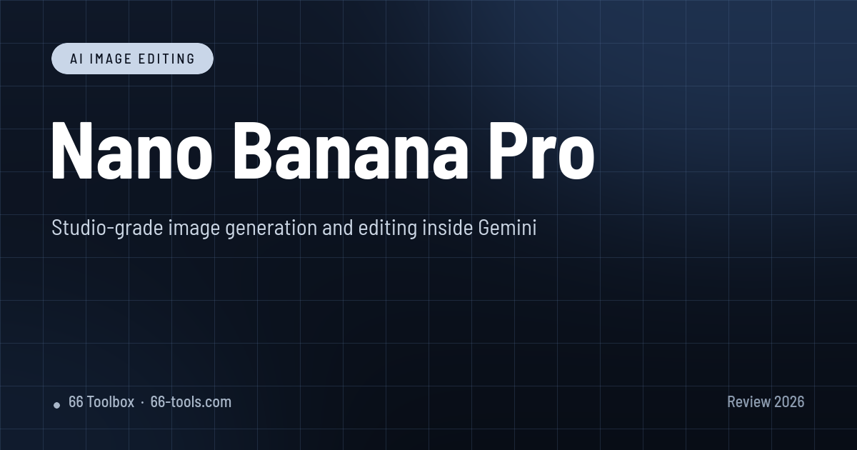 Léirmheas Nano Banana Pro: múnla íomhá AI Google le haghaidh giniúint agus eagarthú 4K