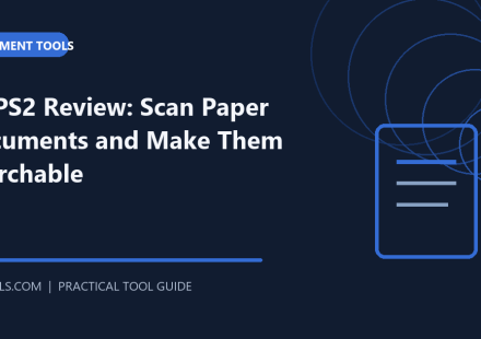 NAPS2 Review: Scan Paper Documents and Make Them Searchable