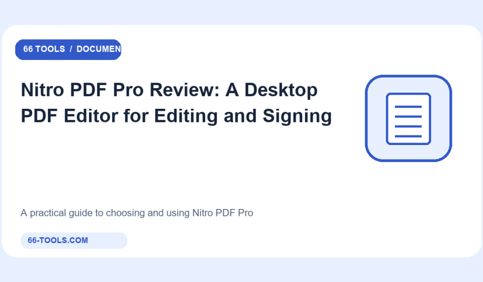 Original documents tools cover for Nitro PDF Pro