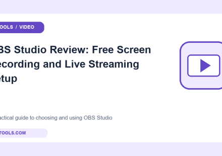 Original video tools cover for OBS Studio