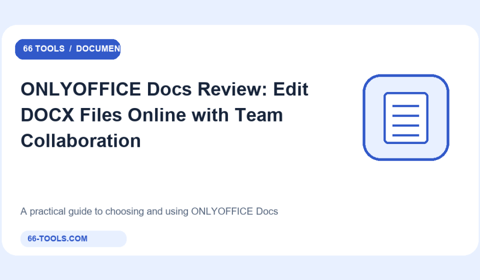 Original documents tools cover for ONLYOFFICE Docs