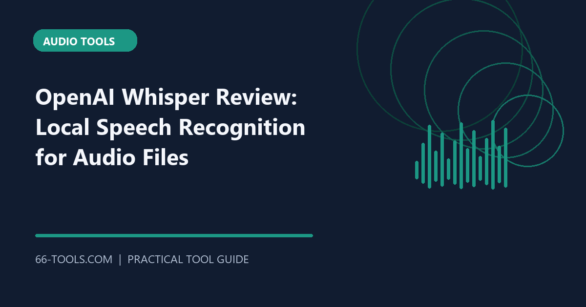 Recenzia OpenAI Whisper: Lokálne rozpoznávanie reči pre audio súbory