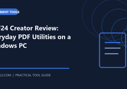 PDF24 Creator Review: Everyday PDF Utilities on a Windows PC