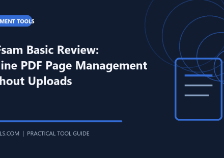PDFsam Basic Review: Offline PDF Page Management Without Uploads