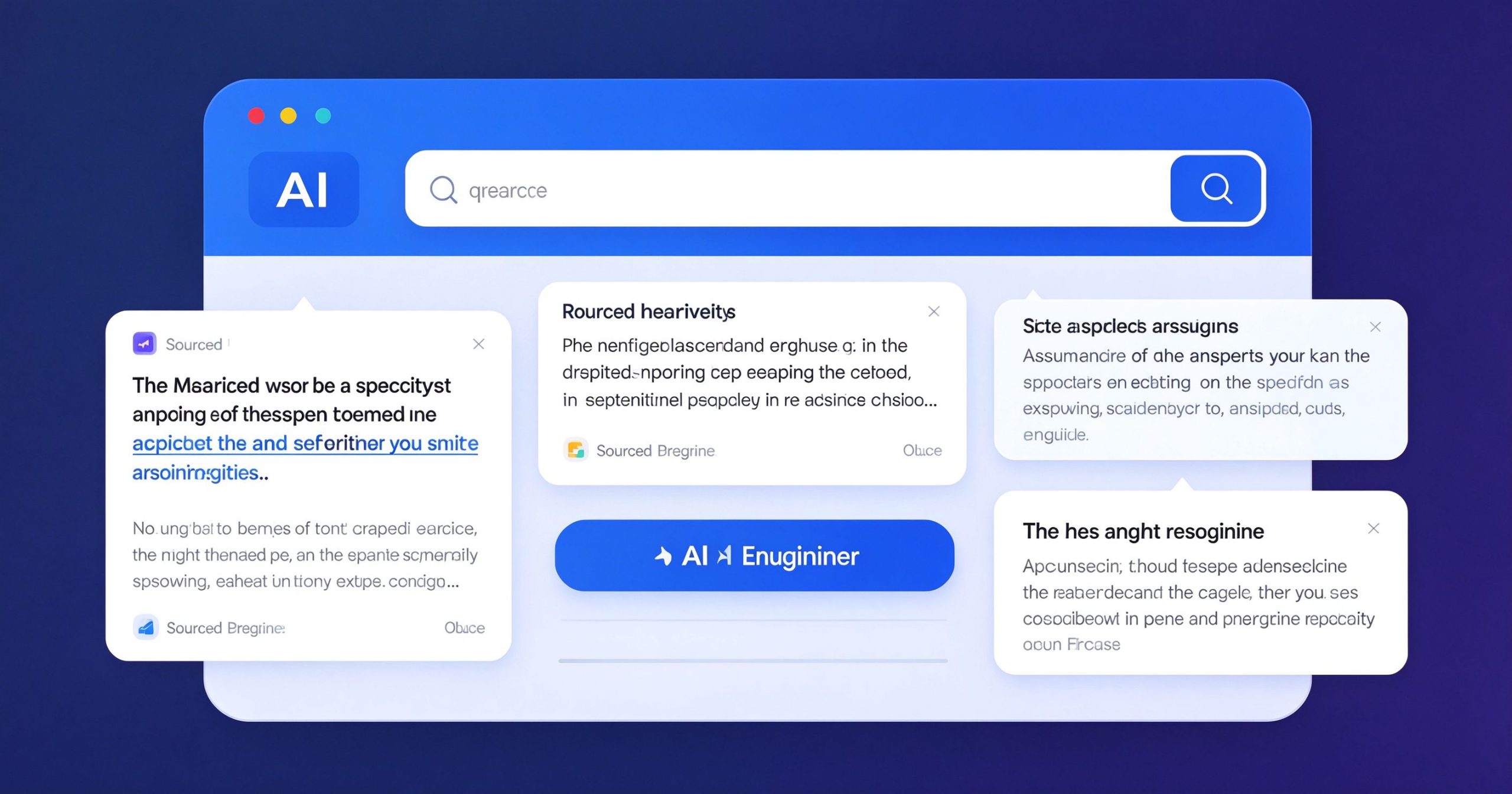 Perplexity AI answer engine with cited sources