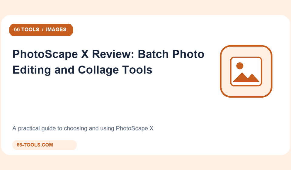Original images tools cover for PhotoScape X