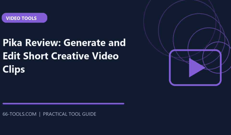 Pika Review: Generate and Edit Short Creative Video Clips