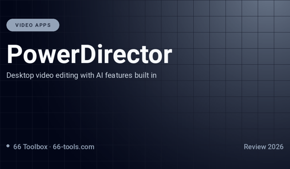 PowerDirector Review: Desktop Video Editing with AI Features