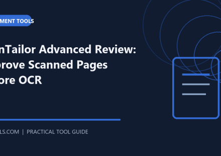 ScanTailor Advanced Review: Improve Scanned Pages Before OCR