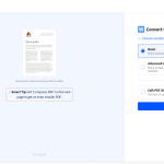 Smallpdf PDF to Word conversion steps