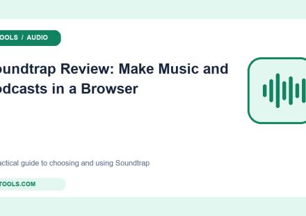 Original audio tools cover for Soundtrap