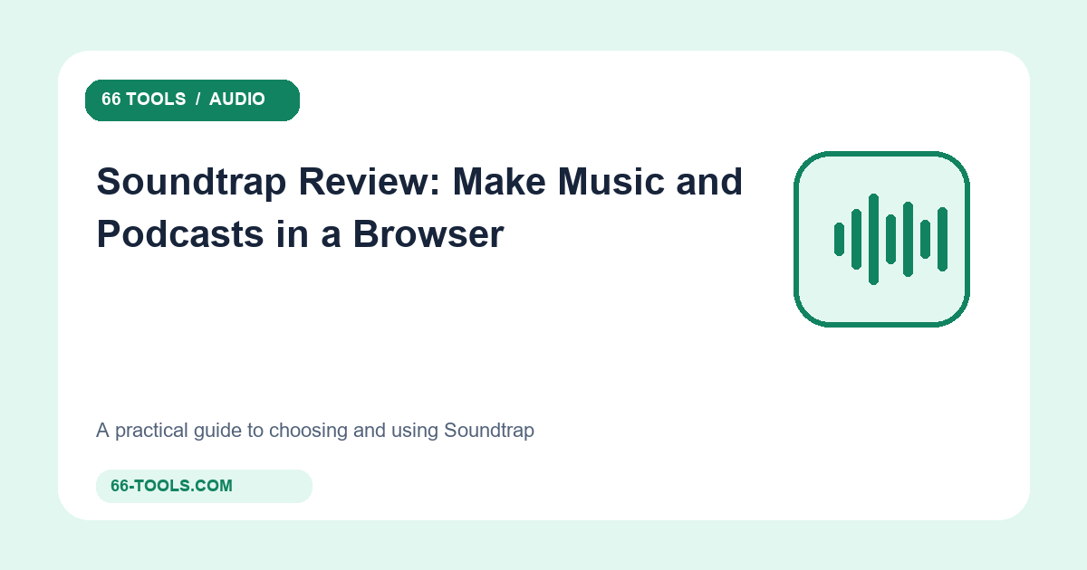 Soundtrap apžvalga: muzikos ir podcast kūrimas naršyklėje