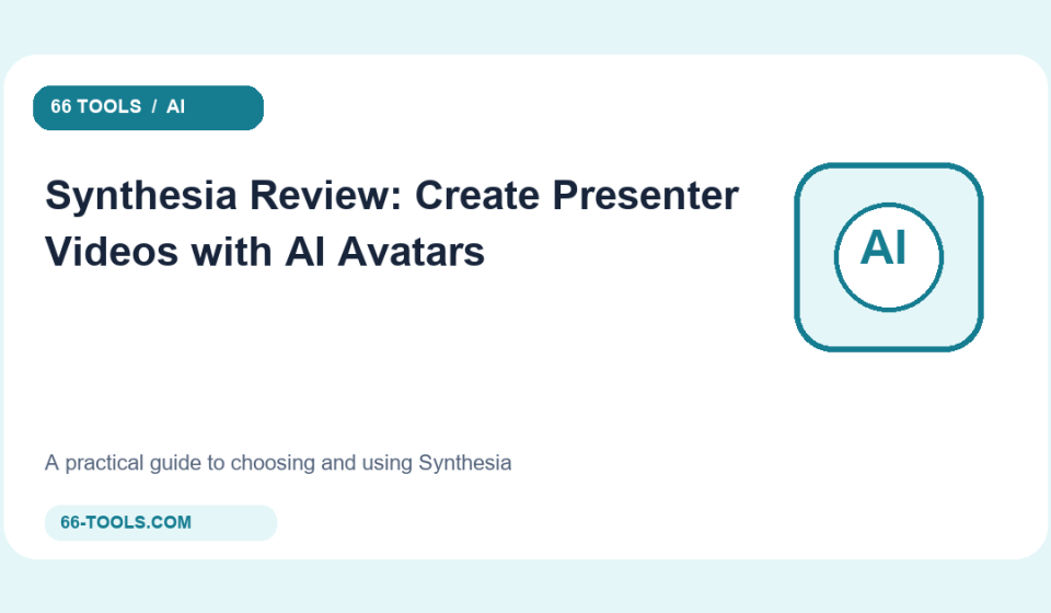 Original ai tools cover for Synthesia